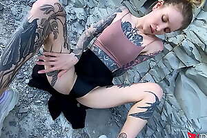 Tattooed Girl ID Pussy by poignant - Outdoor