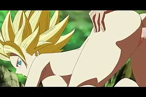 DBS Caulifla Get's Fucked Doggy Associated with Hentai Uncensored