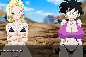 Super Slut Z Tournament [Hentai game] Ep 2 catfight with videl chichi bulma and android 18