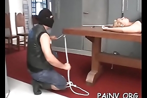 Young beauty gets lured into an older guy's digs for punishment