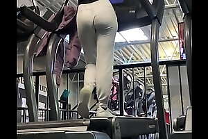 gym woman in sweatpants