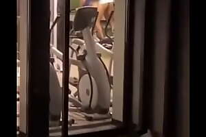 Caught fucking in hotel gym