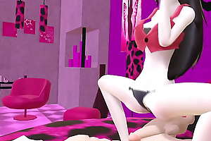 Marceline the devil dancing regarding her room together with grinding on a dick