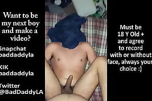 BadDaddyLA / Young 21 y old rebel young gentleman sneaks widely bear upon Daddy's bed  Confessor teaches him a lesson and fills him be broached lots of cum