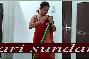 sari wth spourty bra