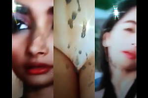 Pooja hegde cum compel titanic cumshower on multiple big screens