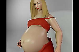 Rapid Pregnancy Belly and Breast Expansion